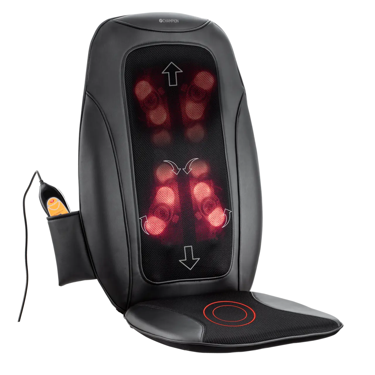 Massage Cushion 3D Infrared Heat 3-Zone MD210 Black