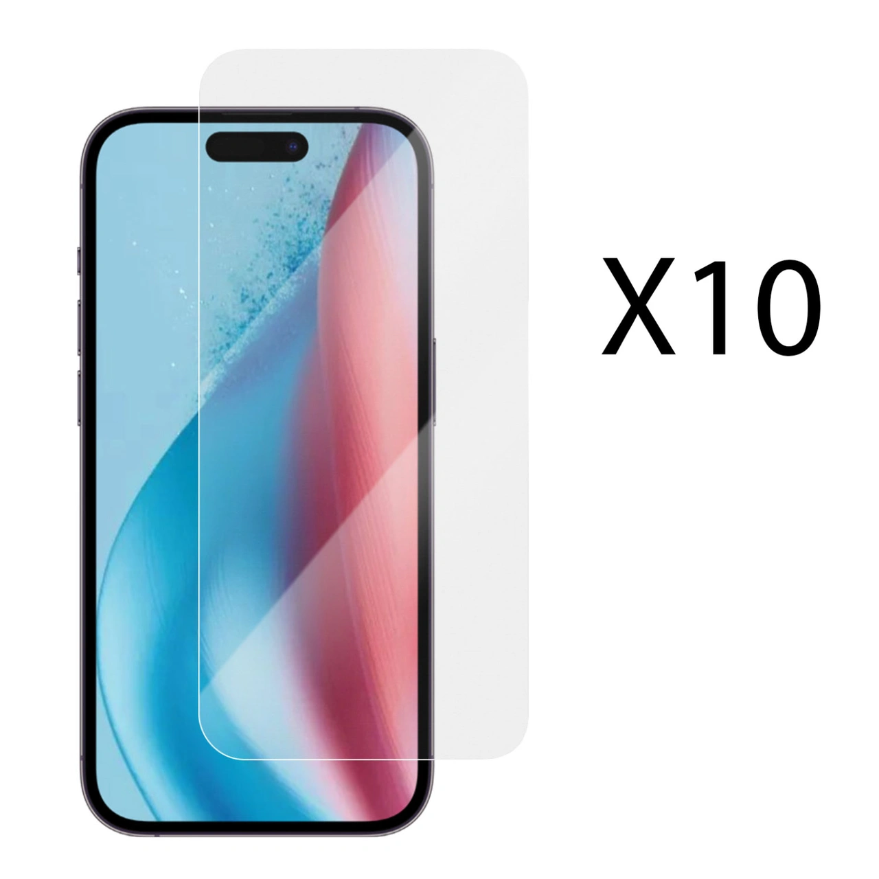 Skärmskydd iPhone 16 / 15 / 15 Pro 10-pack