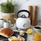 Water Kettle Retro 1.7L VK402 Creme white