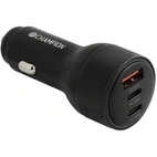 Billaddare 130W 3-port QC/PD Svart