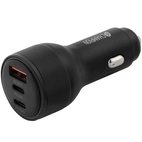 Billaddare 130W 3-port QC/PD Svart
