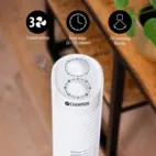 Pelarfläkt med timer 35W PF130 Vit